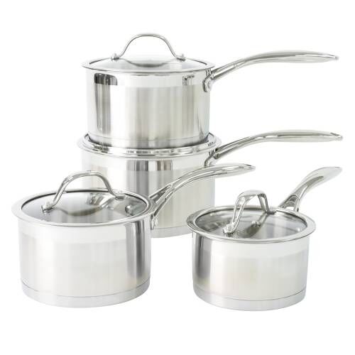Professional Stainless Steel Saucepan Set